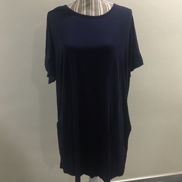 Amaryllis Tops - NWOT Navy Blue Amaryllis Shirt